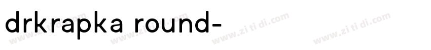 drkrapka round字体转换